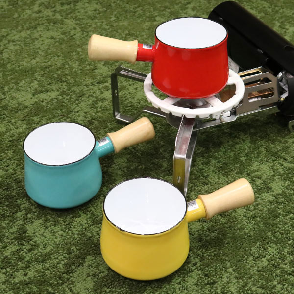 パール金属 ミルクパン 10cm ガス火専用 プチっと ホーローミルクパン