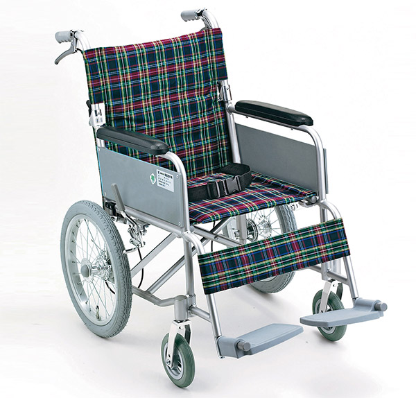 介助用車いす 介助式 背折れタイプ 座面幅42cm テイコブ ハンド