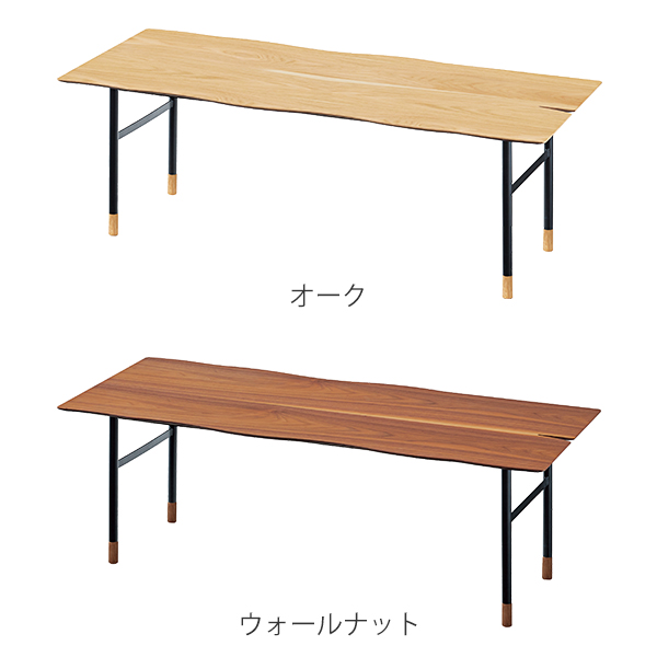 センターテーブル 幅110cm 木製天板 ミニマルデザイン Luca ローテーブル （ テーブル リビング 机 座卓 リビングテーブル ）_3