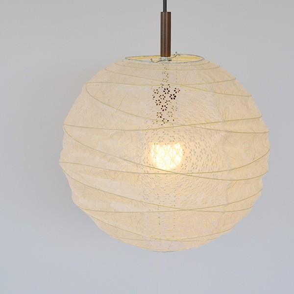 ペンダントライト 1灯 cross 小倉流紙白×小梅白 直径30×高さ27cm 和紙照明 日本製 和風 天井照明 （ 照明 天井 和風照明 丸 吊り下げ ライト 照明器具 ）_3