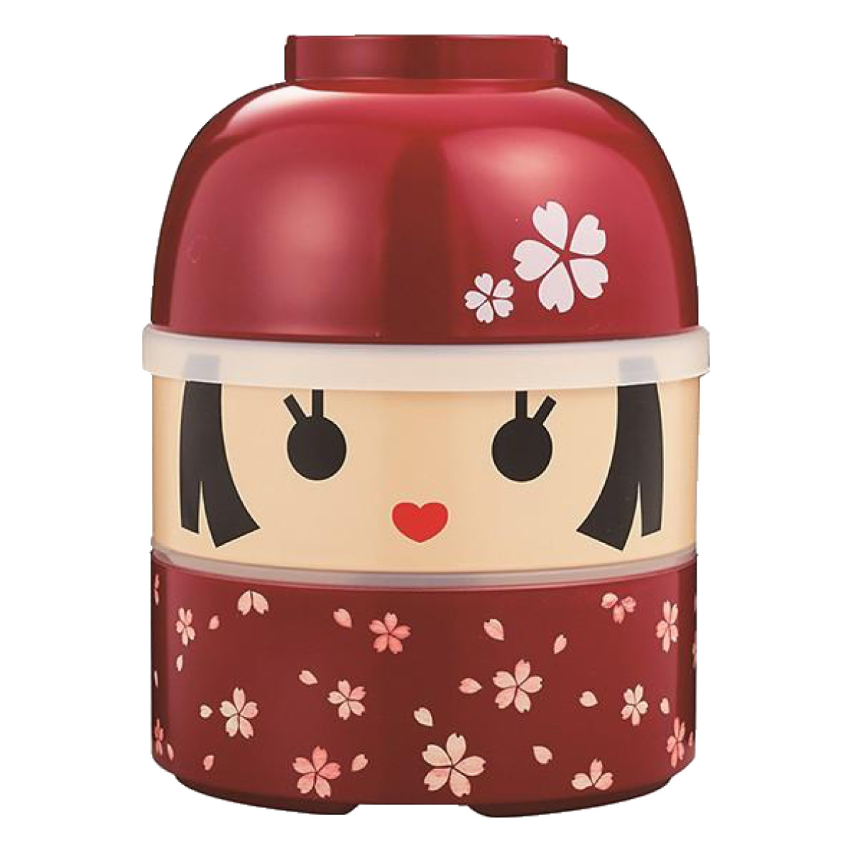 お弁当箱 2段 お椀付き こけし弁当 850ml ランチボックス イチロー 