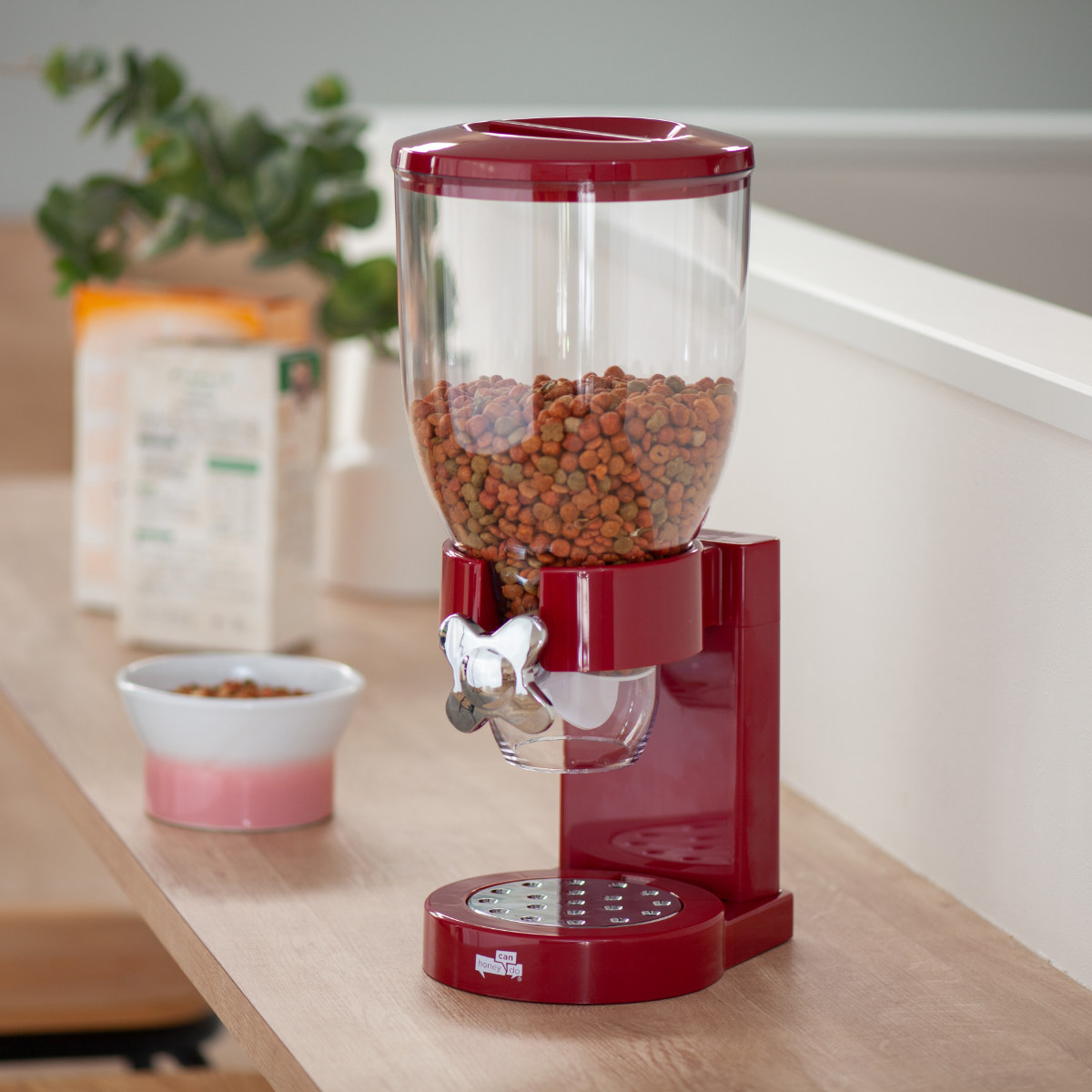 清水産業 フードストッカー ペット ポップンディスペンサー 保存 大