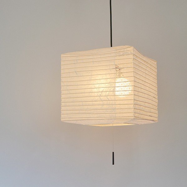 ペンダントライト 幅40×奥行40×高さ35cm cube キューブ 雲龍白×麻葉白 SPN2-1112 （ 照明 ダイニング ライト 天井照明 照明器具 和風照明 ）