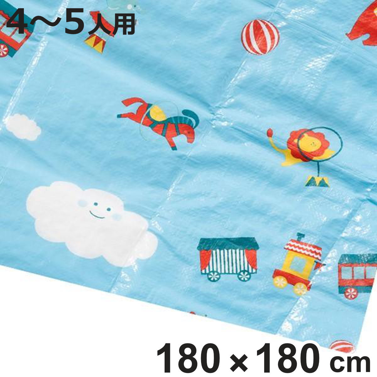 レジャーシート GREEN JAMBOREE 4〜5人用サイズ （ シート ピクニックシート マット 4〜5人用 180×180 大きめ ）