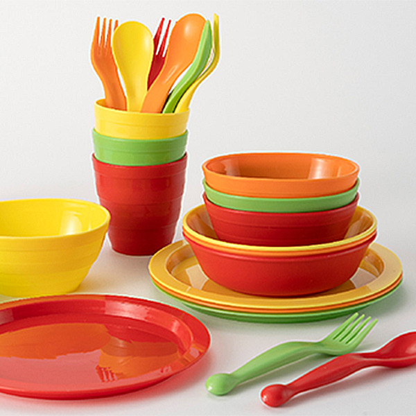 アサヒ興洋 カラフル食器 4Pセット GREEN JAMBOREE （ 食器 お皿