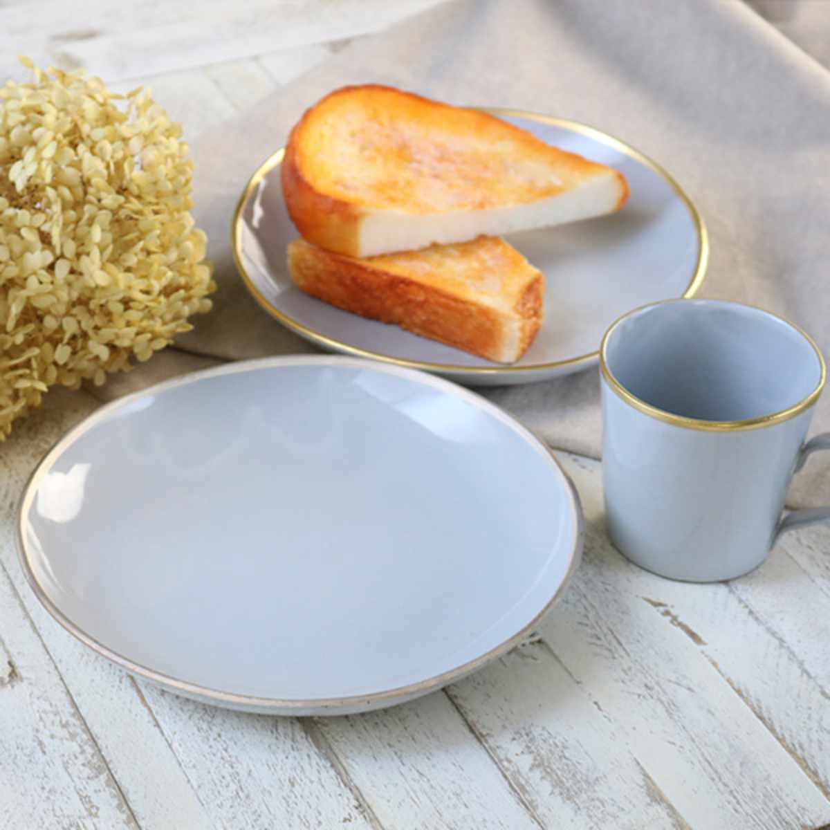 カレー＆パスタ皿 21cm スリール Sourire 笠間焼 皿 食器 洋食器 陶器