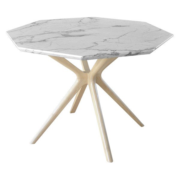 ダイニングテーブル 八角形 大理石調天板 天然木フレーム モダンデザイン Collet 幅110cm ダイニング テーブル 食卓 食卓テーブル お弁当グッズのカラフルボックス 通販 Yahoo ショッピング