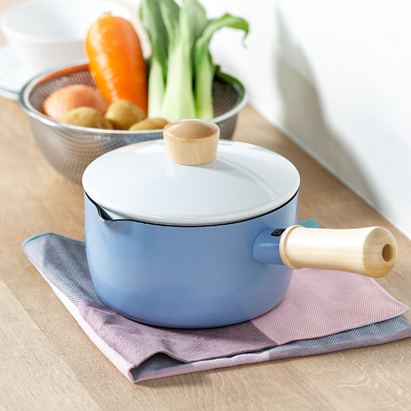 和平フレイズ 片手鍋 16cm IH対応 ぷちキット 木ハンドル （ ガス火