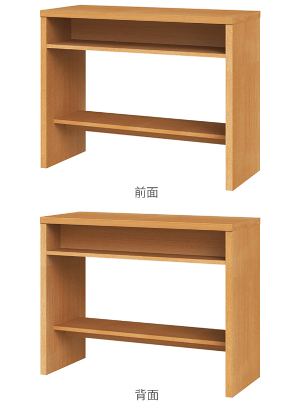 サイズオーダー 収納コンソール カウンターデスク 奥行45cm 幅60〜90cm （ コンソール デスク オーダー 机 ）の画像