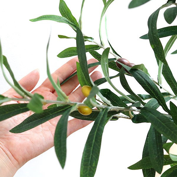 人工観葉植物 オリーブ 152cm フェイクグリーン 造花 （ 観葉植物 フェイク 人工植物 アートグリーン ）の画像