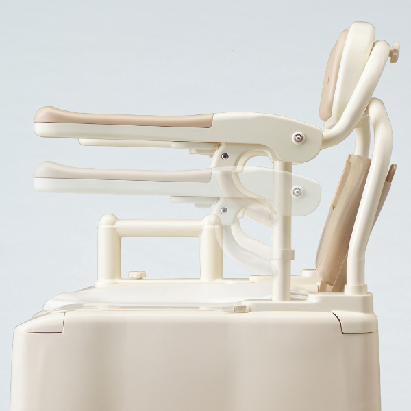 ポータブルトイレ 標準便座 高さ49cm ちび...の詳細画像4