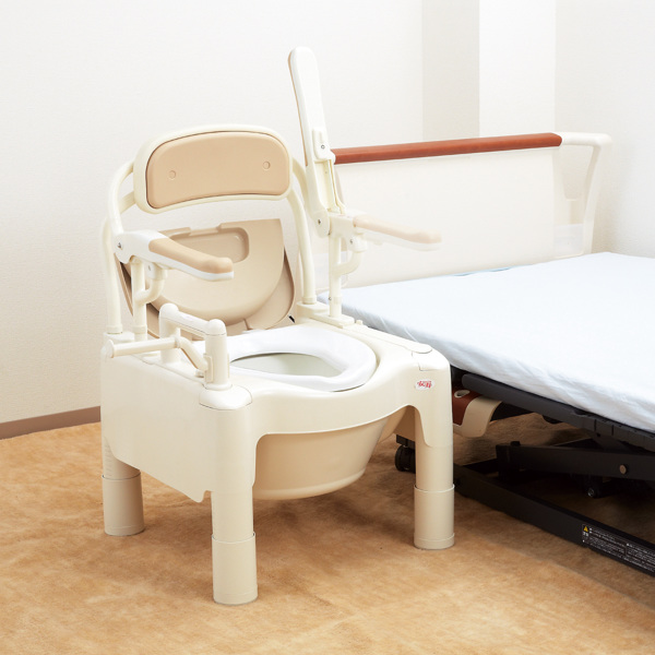 ポータブルトイレ 標準便座 高さ49cm キャ...の詳細画像2