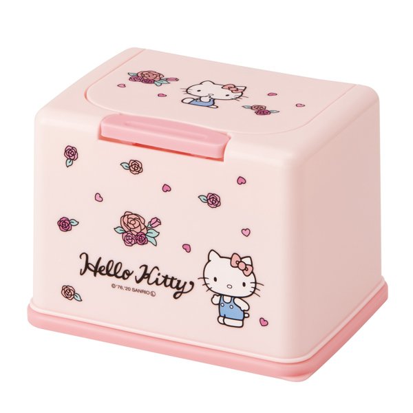 ティッシュケース ハローキティ ティッシュストッカー ポケットティッシュ キャラクター （ ティッシュカバー 収納ケース プラスチック ）
