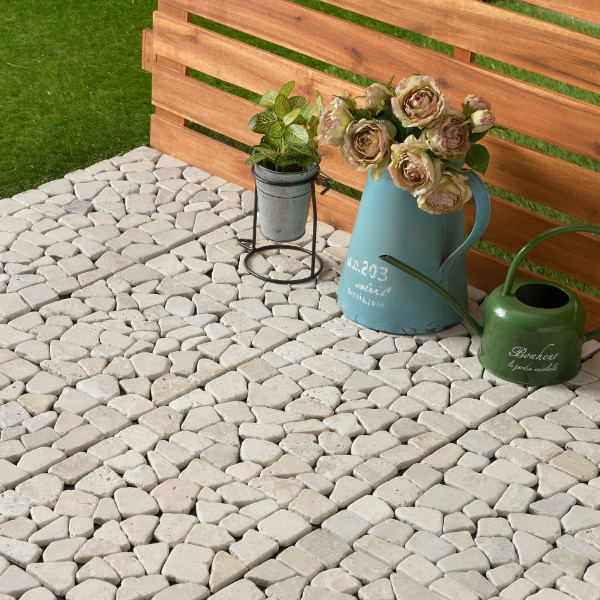 在庫処分特価） ジョイントタイル 天然石 ジョイントマット 1枚 30.5