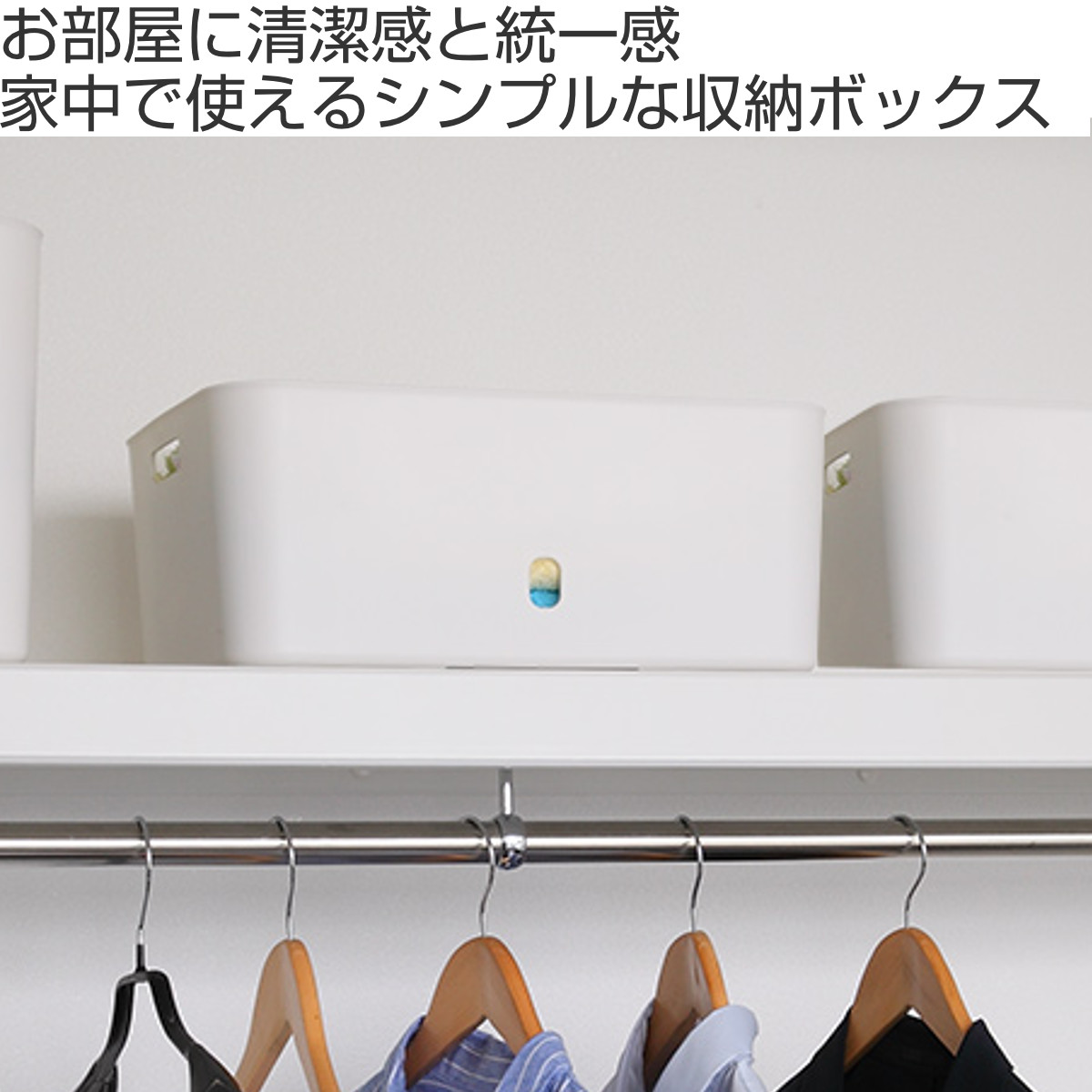 SANKA 収納ケース ナチュラ インボックス ソフト ワイドM 幅38×奥行26