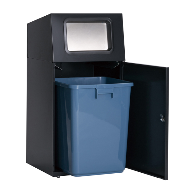 屋外用ゴミ箱 業務用ダストボックス 67L アーバングレー色 ニートST フラップ付 （ 法人限定 ゴミ箱 屋外用 屋外 分別ゴミ箱 分別 業務用 外 ダストボックス ）_6