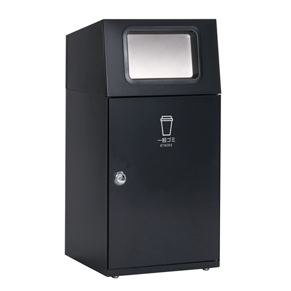屋外用ゴミ箱 業務用ダストボックス 67L アーバングレー色 ニートST フラップ付 （ 法人限定 ゴミ箱 屋外用 屋外 分別ゴミ箱 分別 業務用 外 ダストボックス ）_8