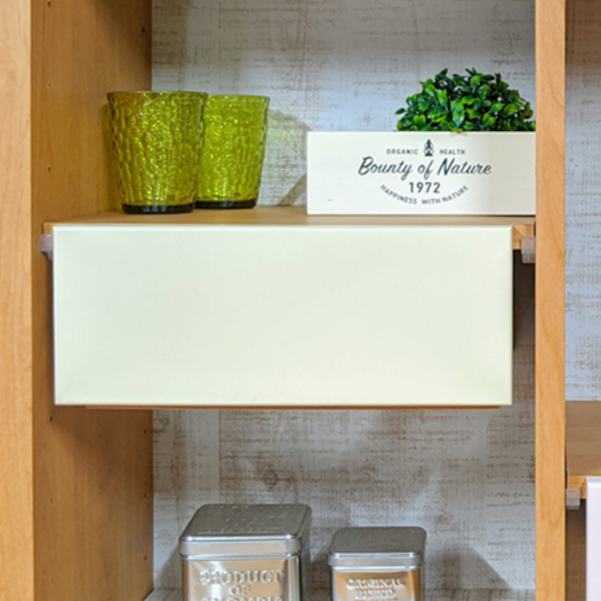 アルファタカバ 本棚 幅60cm 高さ130cm ブックシェルフ 可動引出し棚付