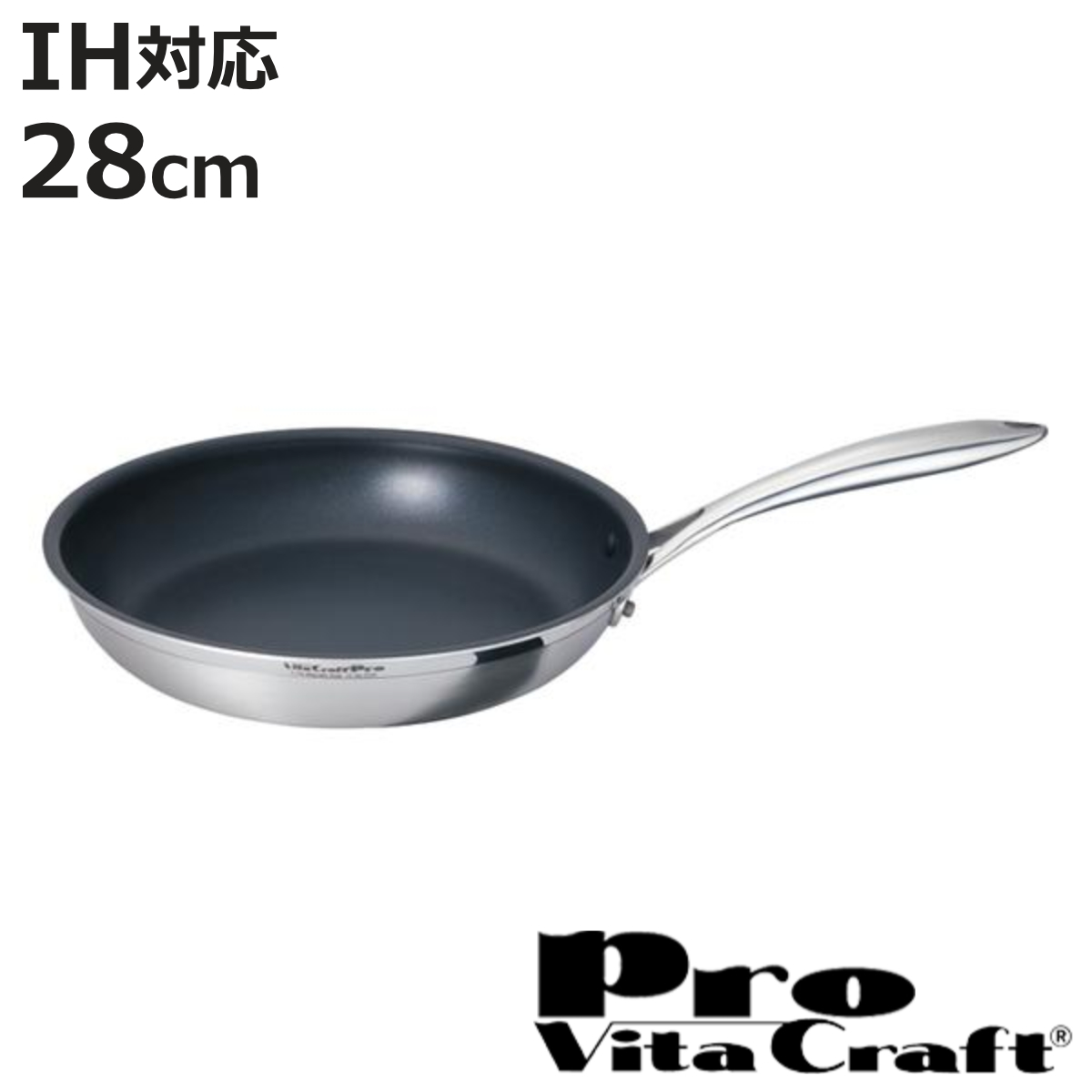 ビタクラフト プロ IH対応 マジックコートフライパン 28cm No.0334