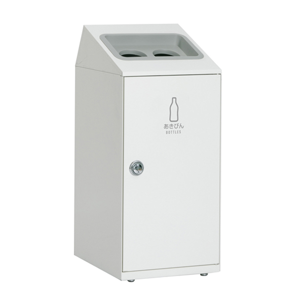 屋内用ゴミ箱 業務用ダストボックス 47.5L オフホワイト色 ニートSLF （ 法人限定 屋内用 分別ゴミ箱 分別 業務用 ゴミ箱 ごみ箱 分別ごみ箱 屋内 ）_13