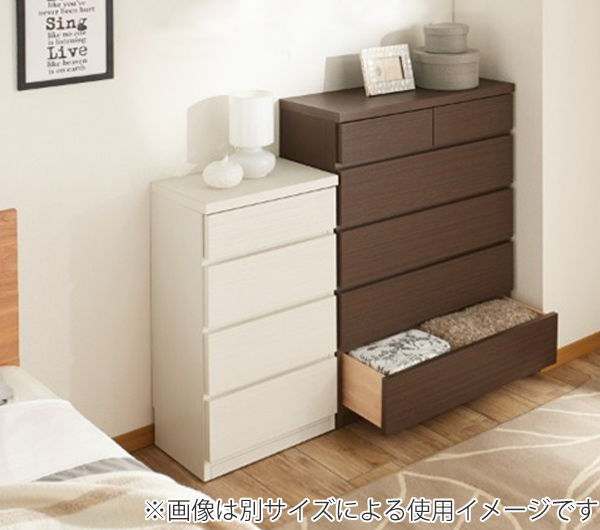 チェスト 幅60cm 5段 スリム 日本製 完成品 （ 5段チェスト たんす タンス リビングチェスト 収納 引き出し ）_9