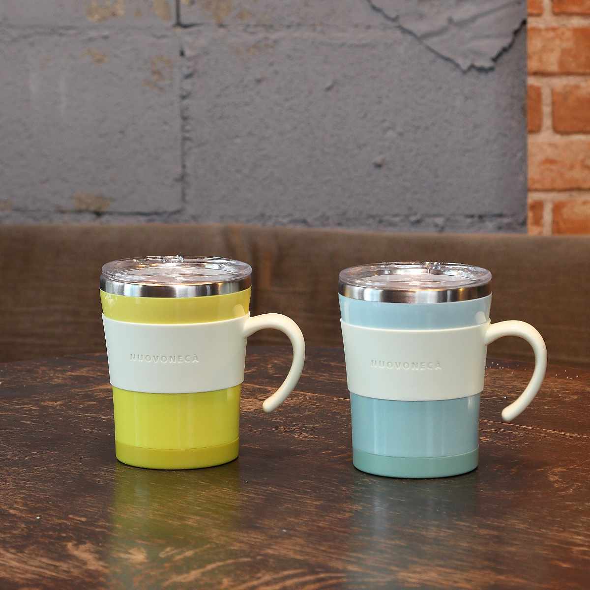 TAKEYA（タケヤ） マグカップ フタ付き 320ml ヌーバネッサ NUOVONECA