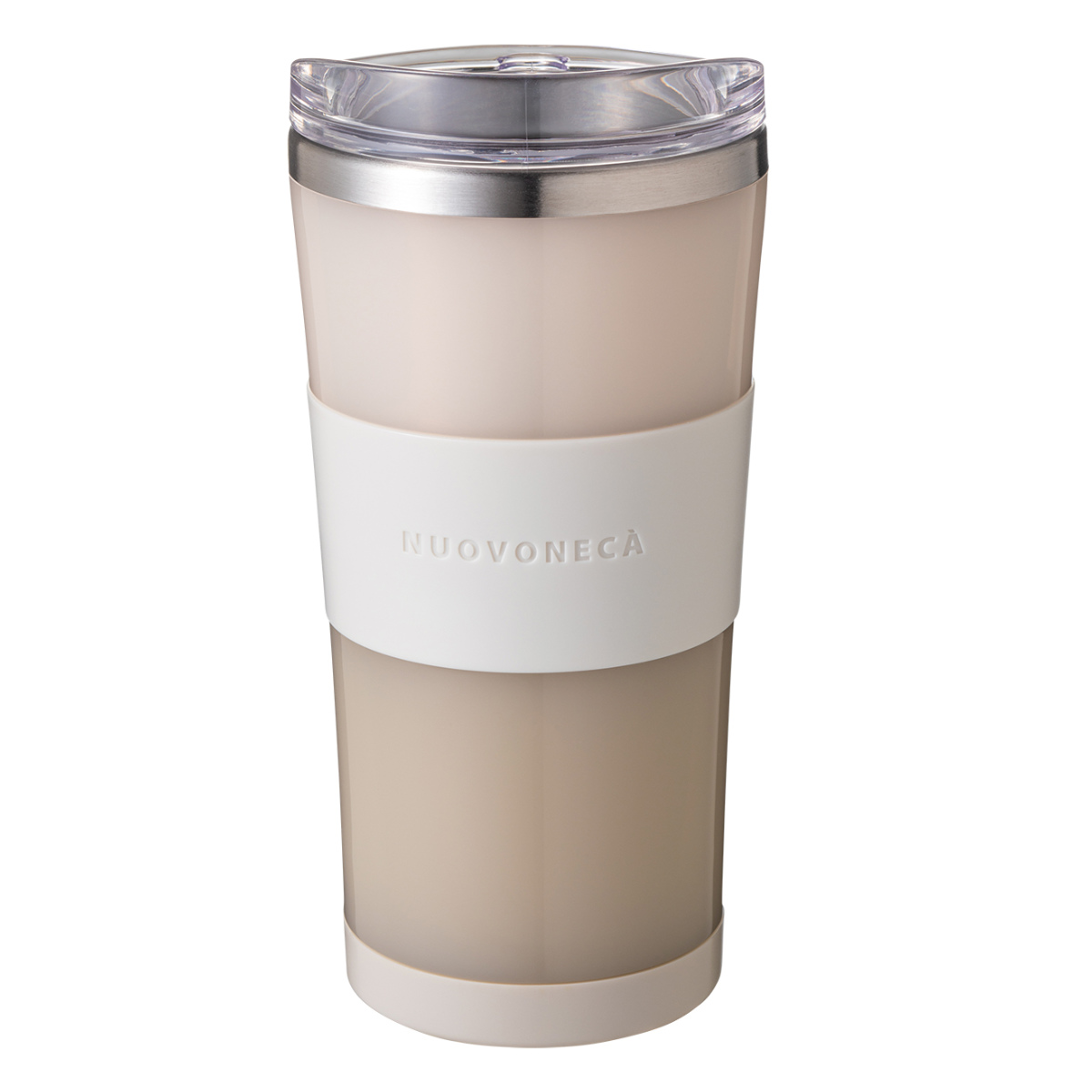 AAA - NAP TIME新品未使用タンブラー　ベージュ TAKEYA（タケヤ） タンブラー フタ付き 370ml ヌーバネッサ NUOVONECA