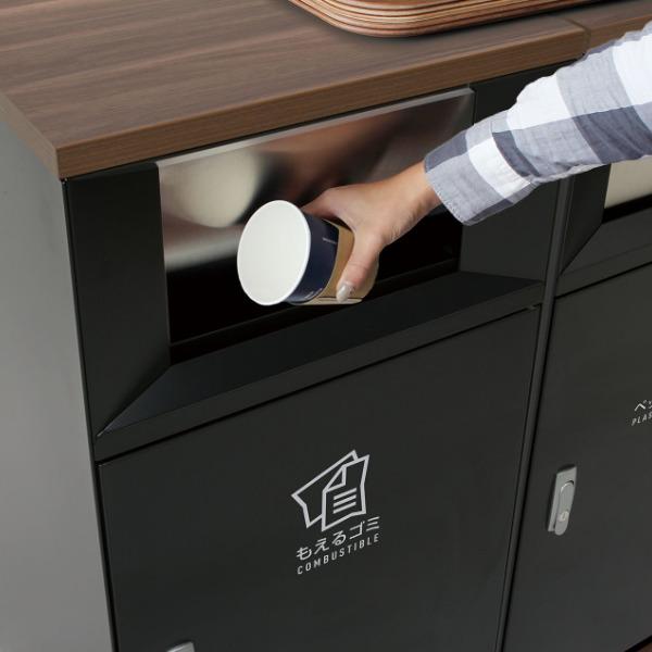 屋内用ゴミ箱 業務用ダストボックス 67L アーバングレー色 トラッシュボックスFT （ 法人限定 屋内用 分別ゴミ箱 分別 業務用 ゴミ箱 ごみ箱 分別ごみ箱 屋内 ）_5