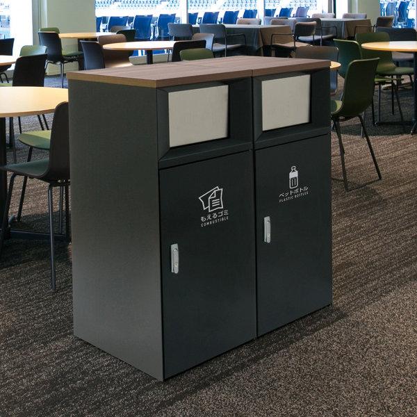 屋内用ゴミ箱 業務用ダストボックス 67L アーバングレー色 トラッシュボックスFT （ 法人限定 屋内用 分別ゴミ箱 分別 業務用 ゴミ箱 ごみ箱 分別ごみ箱 屋内 ）_7