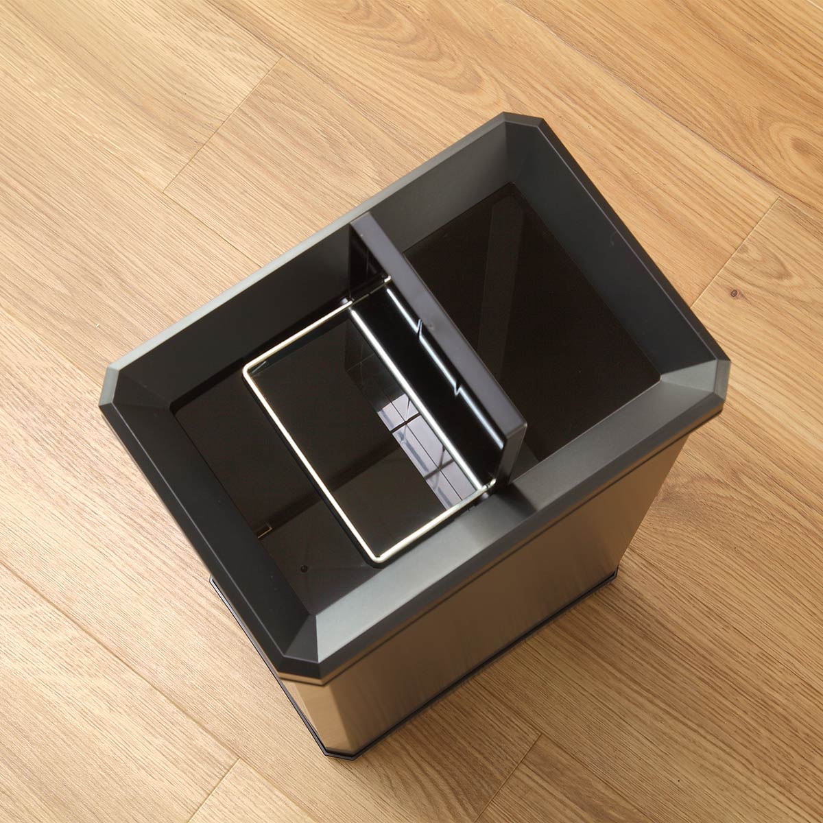 屋内用ゴミ箱 業務用ダストボックス 23L Sサイズ ターンボックス （ 法人限定 屋内用 スイング 業務用 ゴミ箱 ごみ箱 屋内 スイング式 スチール製 ）_12