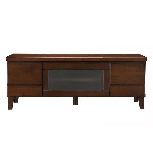 吉桂 テレビ台 幅110.5cm ローボード アルダー材前板 Pluma （ 開梱