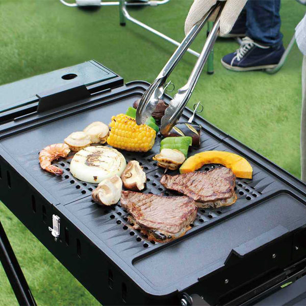 バーベキュー・調理用品  ニチネン バーベキュー グリル カセットガス式 クイックリー2