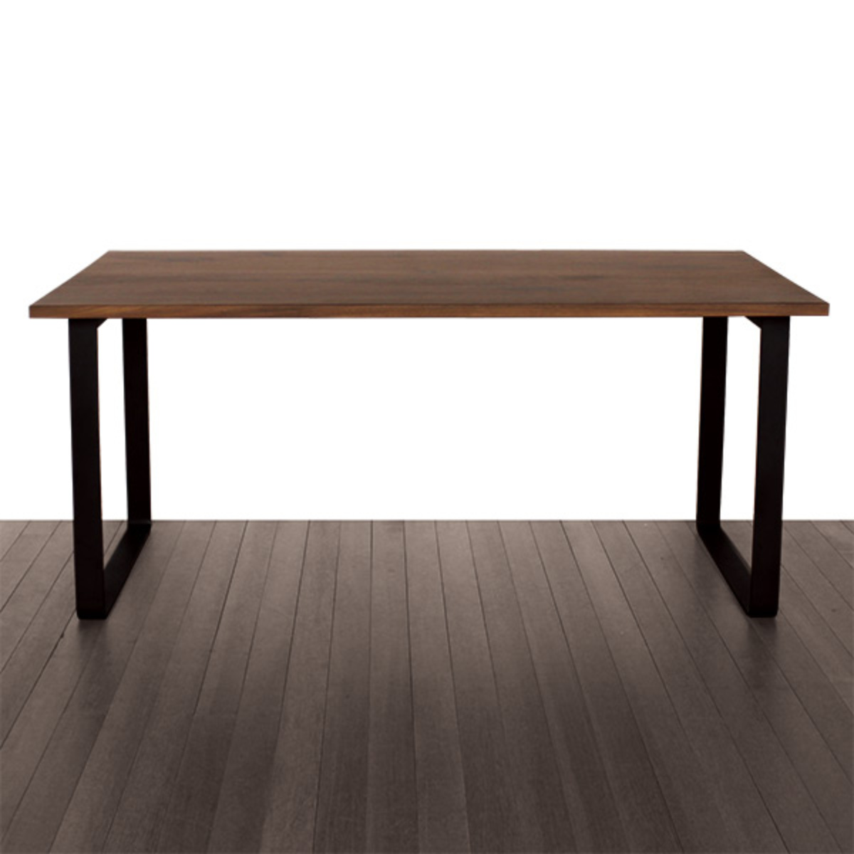 ダイニングテーブル 幅160cm ウォールナット ロの字脚タイプ 天然木