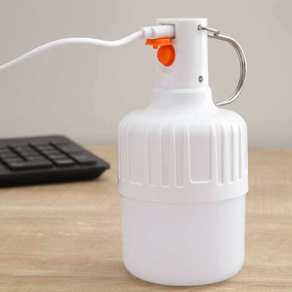 LEDライト ポータブル 2段階切り替え フラッシュ点滅機能付き （ 充電