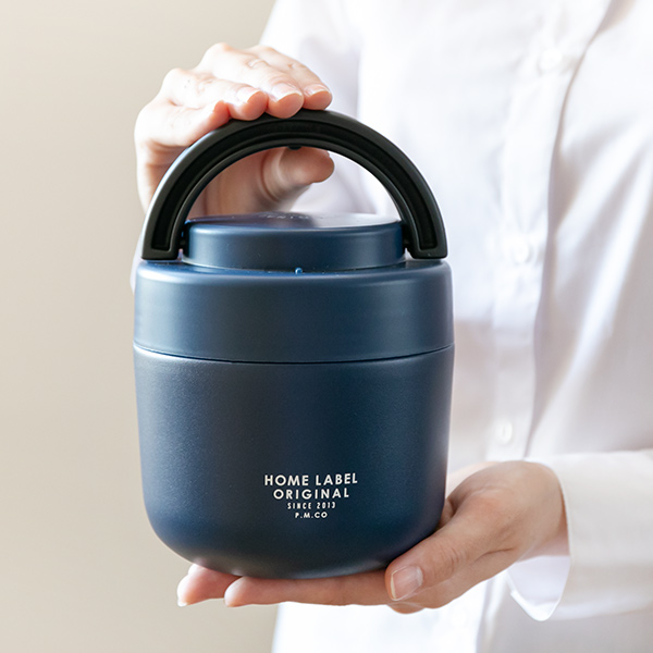 弁当箱 保温弁当箱 スプーン付 ホームレーベル どんぶりランチジャー 600ml （ お弁当箱 保温 保冷 レンジ対応 丼 どんぶり ） | ブランド登録なし | 09