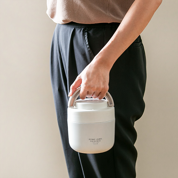 弁当箱 保温弁当箱 スプーン付 ホームレーベル どんぶりランチジャー 600ml （ お弁当箱 保温 保冷 レンジ対応 丼 どんぶり ） | ブランド登録なし | 10