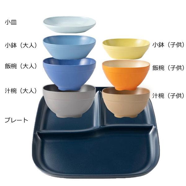 ランチプレート 23cm SoLow Diner ネイビー 皿 食器 プラスチック 日本
