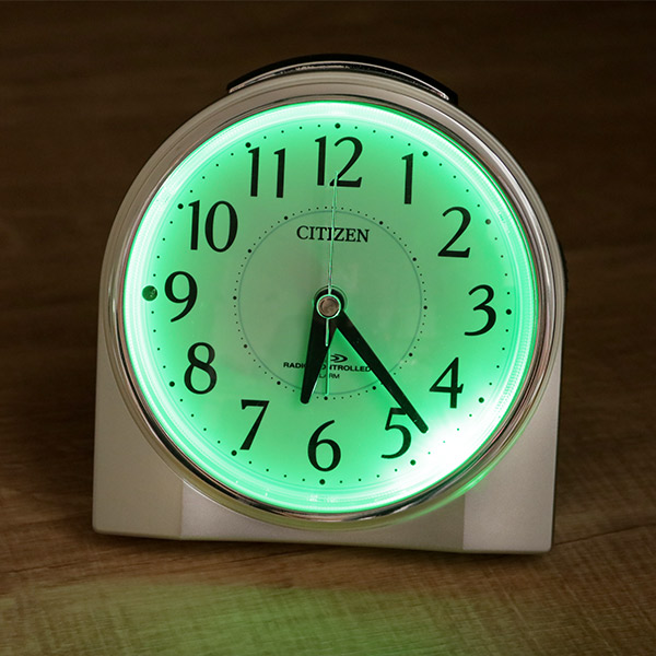 目覚まし時計 シチズン CITIZEN 電波時計 ネムリーナリング （ 置時計