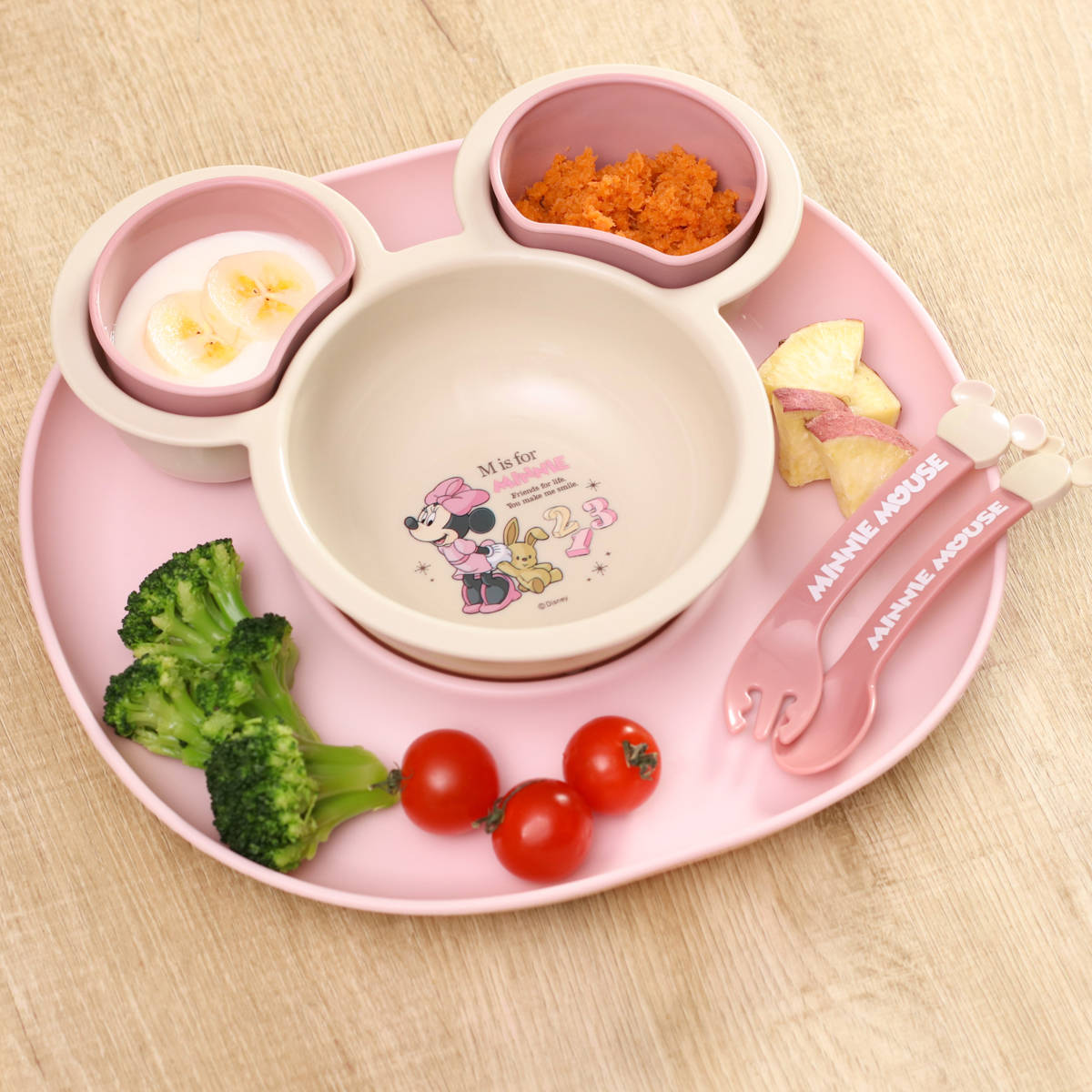 Disney（ディズニー） 離乳食 食器 セット ミッキーマウス ミニー