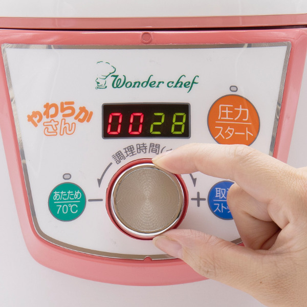 美品 Wonder chef 電気圧力鍋 やわらかさん 3L ワンダーシェフ 楽天市場】【早いもの勝ち】 在庫処分特価 電気圧力鍋 やわらかさん 3L