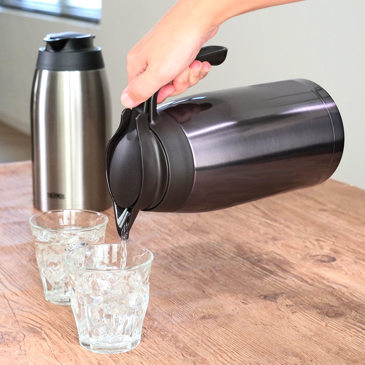 THERMOS（サーモス） ポット 2L 保温 魔法瓶 TTB-2000 ステンレス