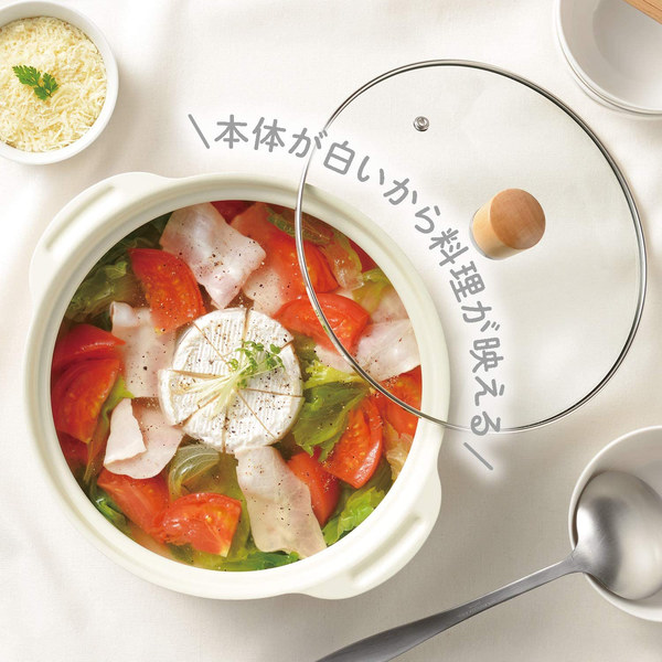 和平フレイズ 卓上鍋 24cm IH対応 セラミック加工 ころんぽっと 土鍋風