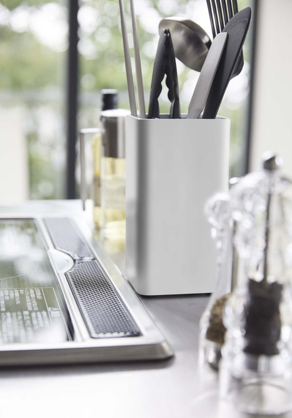 山崎実業 plate キッチンツールスタンド プレート スクエア ホワイト