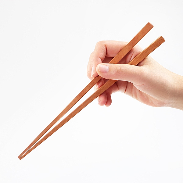 箸 24cm 四角 WOODN 男性用 木製 天然木 サオ （ お箸 はし 男性