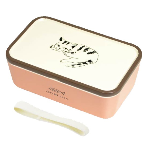 お弁当箱 1段 ネコ CATS Whiskers 600ml ランチボックス （ 食洗機対応