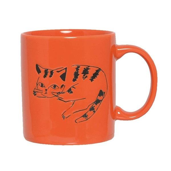 マグカップ 300ml CATs Whiskers 食器 コップ 磁器 日本製 （ 食洗機対応 電子レンジ対応 カップ マグ 動物 猫 ）｜colorfulbox｜05
