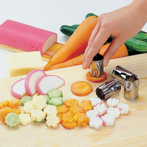 野菜抜き型 小 4個入り （ 型抜き 抜型 抜き型 ぬきがた ステンレス製