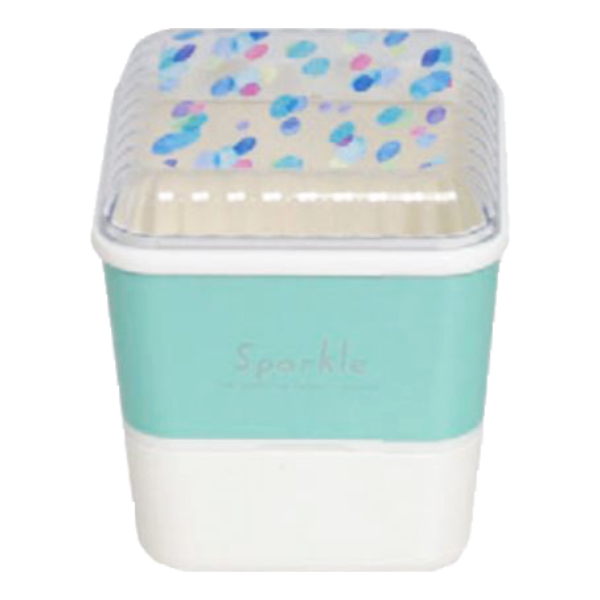 お弁当箱 2段 Sparkle スクエアランチボックス 600ml （ 弁当箱 レンジ