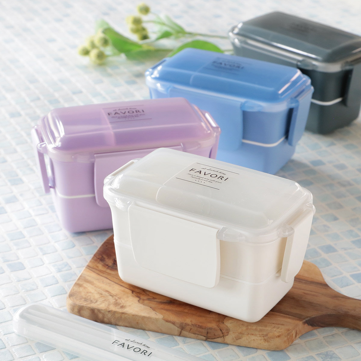 OSK(オーエスケー) お弁当箱 2段 抗菌 DISH UP LUNCH 600ml ランチ OSK(オーエスケー) お弁当箱 2段 抗菌 DISH UP LUNCH 600ml ランチ