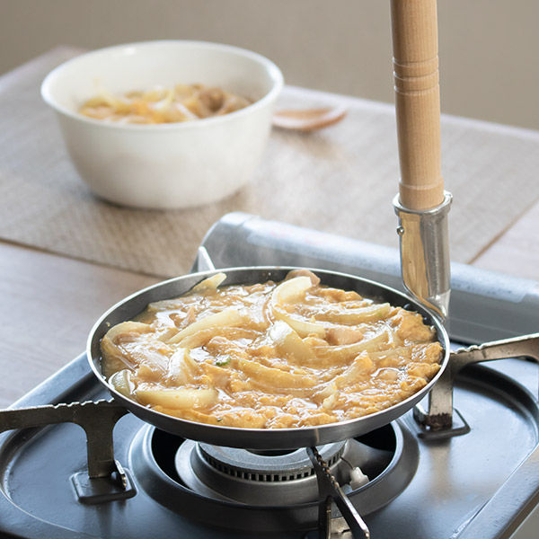 片手鍋 親子鍋 浅型 中 16.5cm フッ素樹脂加工 業務用 （ アルミ製